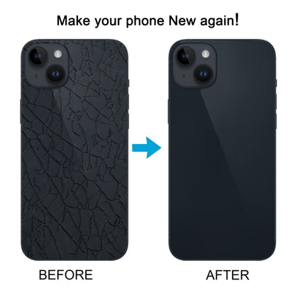 For iPhone 14 Glass Battery Back Cover with Flash Bracket + Wireless Charging Module, For iPhone 14