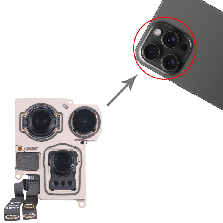 For iPhone 15 Pro Max Back Facing Camera, For iPhone 15 Pro Max