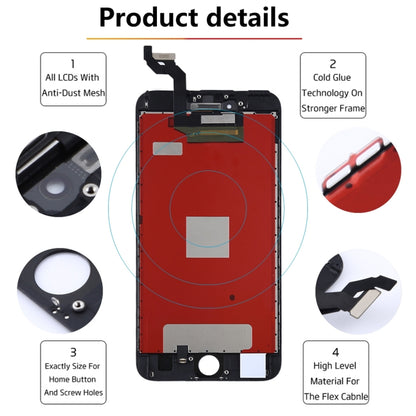 Original LCD Screen for iPhone 6S Plus, i6S Plus Original White, i6S Plus Original Black