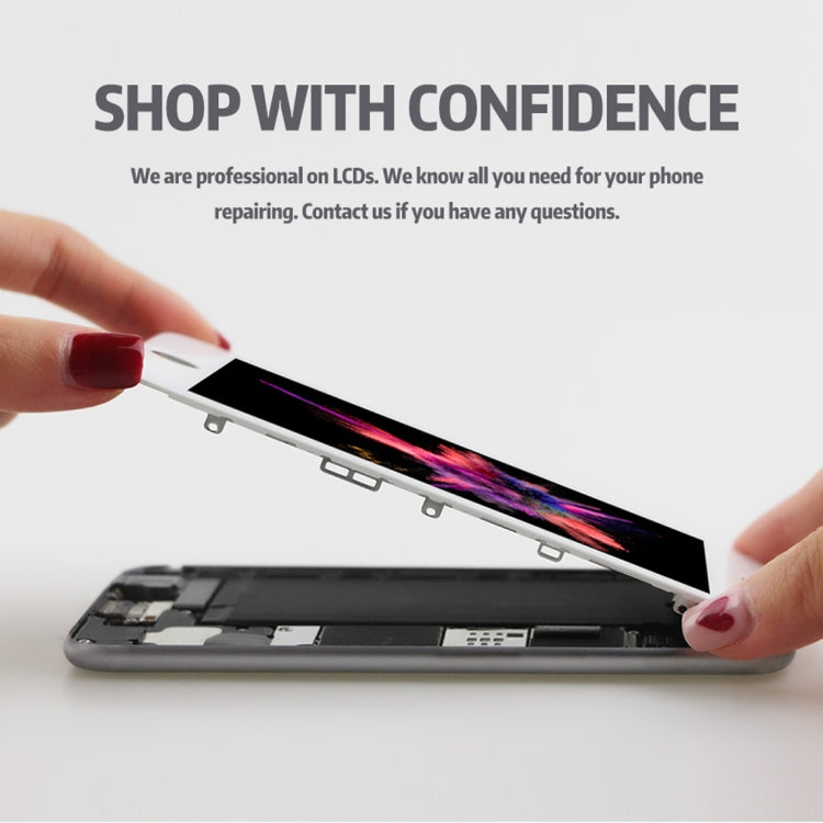 Original LCD Screen for iPhone 6S Plus, i6S Plus Original White, i6S Plus Original Black