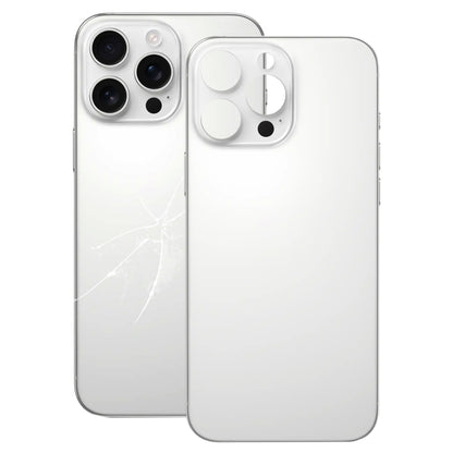 For iPhone 16 Pro Easy Replacement Big Camera Hole Glass Back Battery Cover, For iPhone 16 Pro(Not Disassemble)