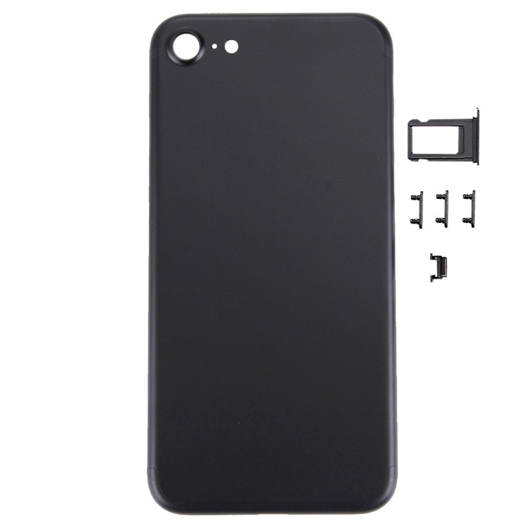 5 in 1 for iPhone 7 (Back Cover + Card Tray + Volume Control Key + Power Button + Mute Switch Vibrator Key) Full Assembly Housing Cover, For iPhone 7, For iPhone 7 with Side keys