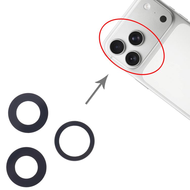 For iPhone 17 Pro Back Camera Lens Set, For iPhone 17 Pro