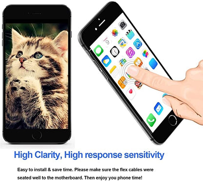 LCD Screen include Front Camera for iPhone 7 Plus, i7 Plus Black with Camera, i7 Plus White with Camera