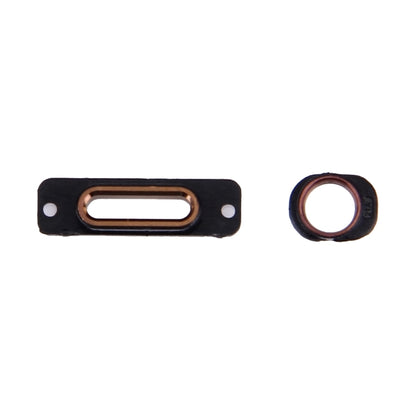 10 PCS 2 in 1 for iPhone SE Charging Port Retaining Brackets + Headphone Jack Rings, For iPhone SE