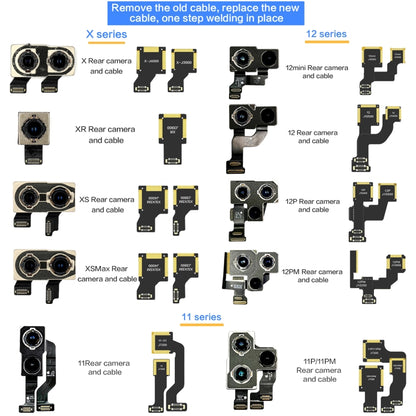 For iPhone X J4000 i2C Back Facing Telephoto Camera Cable, For iPhone X