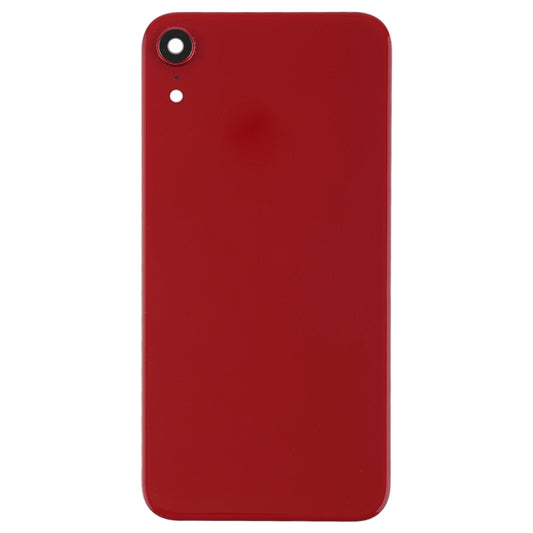 Battery Back Cover with Back Camera Bezel & Lens & Adhesive  for iPhone XR, For iPhone XR (with Camera Bezel)