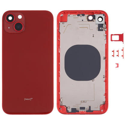 Back Housing Cover with Appearance Imitation of iP13 for iPhone XR, For iPXR to i13(Blue), For iPXR to i13(Purple), For iPXR to i13(Pink), For iPXR to i13(Red), For iPXR to i13(Green), For iPXR to i13(White)