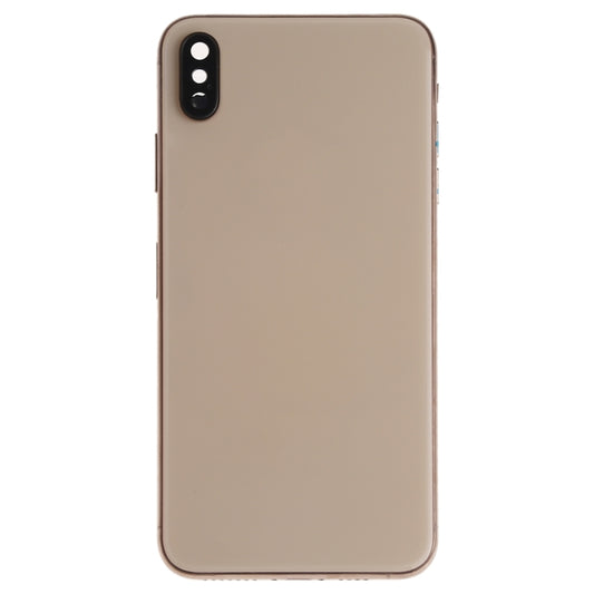 Battery Back Cover Assembly (with Side Keys & Speaker Ringer Buzzer & Motor & Camera Lens & Card Tray & Power Button + Volume Button + Charging Port + Signal Flex Cable & Wireless Charging Module) for iPhone XS, For iPhone XS (Full Assembly)           ...