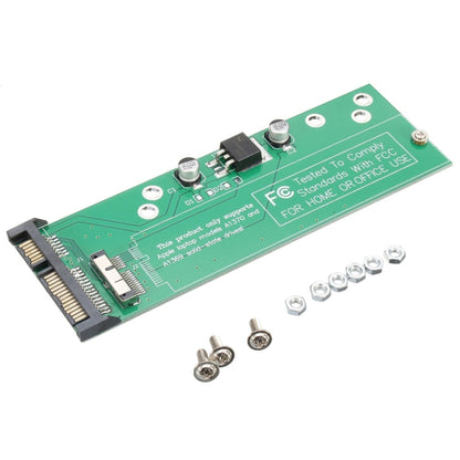 Hard Disk Drive Adapter 12 + 6-pin To SATA 22-Pin SSD Adapter Converter Card for Apple MacBook Air 2010 2011, HDD To SATA SSD