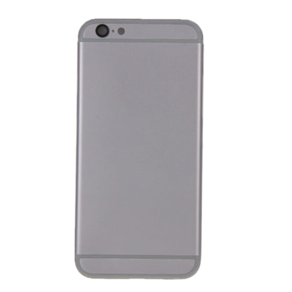 6 in 1 for iPhone 6 (Back Cover + Card Tray + Volume Control Key + Power Button + Mute Switch Vibrator Key + Sign) Full Assembly Housing Cover, For iPhone 6 (6 in 1)