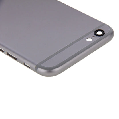 6 in 1 for iPhone 6 (Back Cover + Card Tray + Volume Control Key + Power Button + Mute Switch Vibrator Key + Sign) Full Assembly Housing Cover, For iPhone 6 (6 in 1)