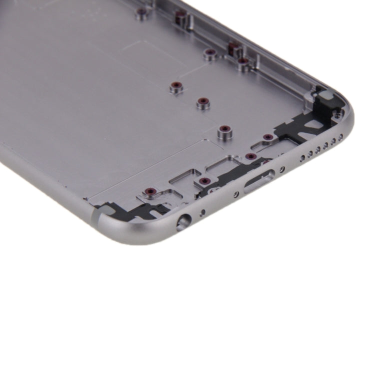6 in 1 for iPhone 6 (Back Cover + Card Tray + Volume Control Key + Power Button + Mute Switch Vibrator Key + Sign) Full Assembly Housing Cover, For iPhone 6 (6 in 1)