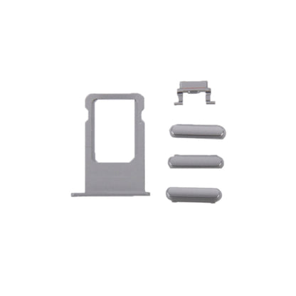 6 in 1 for iPhone 6 (Back Cover + Card Tray + Volume Control Key + Power Button + Mute Switch Vibrator Key + Sign) Full Assembly Housing Cover, For iPhone 6 (6 in 1)