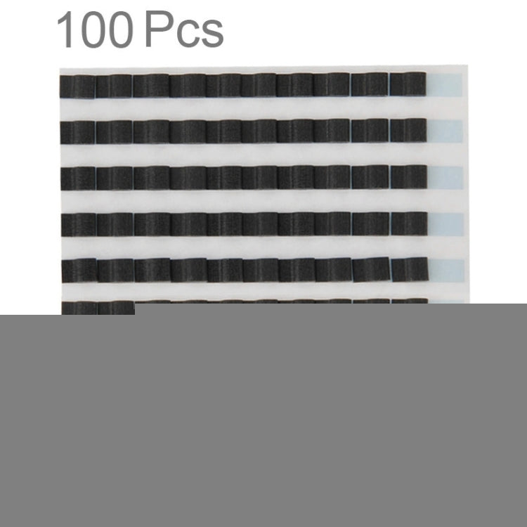 100 PCS for iPhone 6 Home Key Iron Buckle Conductive Cotton Pads Sticker, For 6