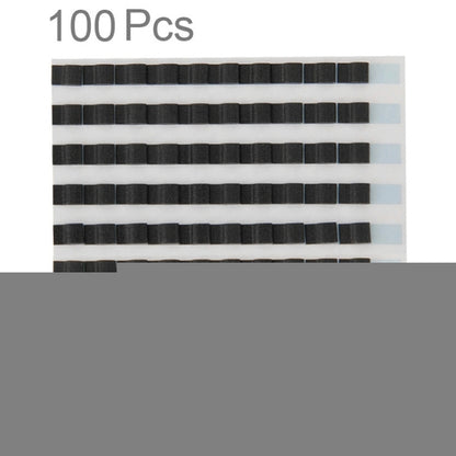 100 PCS for iPhone 6 Home Key Iron Buckle Conductive Cotton Pads Sticker, For 6