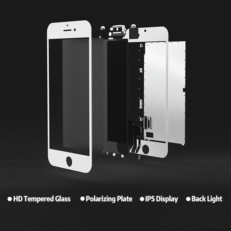 LCD Screen with Frame for iPhone 6 Plus, 3 in 1 for i6 Plus White, 3 in 1 for i6 Plus Black