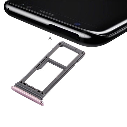 For Galaxy S8 SIM Card Tray + Micro SD Tray, For Samsung Galaxy S8, For Galaxy S8, For Galaxy S8 Pink, For Galaxy S8 Grey