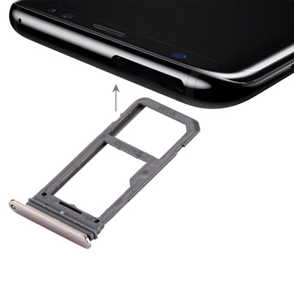 For Galaxy S8 SIM Card Tray + Micro SD Tray, For Samsung Galaxy S8, For Galaxy S8, For Galaxy S8 Pink, For Galaxy S8 Grey