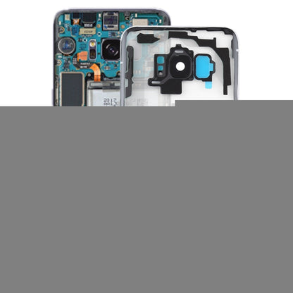 For Samsung Galaxy S8 / G950 G950F G950FD G950U G950A G950P G950T G950V G950R4 G950W G9500 Transparent Battery Back Cover with Camera Lens Frame, For Galaxy S8