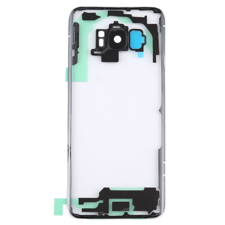 For Samsung Galaxy S8 / G950 G950F G950FD G950U G950A G950P G950T G950V G950R4 G950W G9500 Transparent Battery Back Cover with Camera Lens Frame, For Galaxy S8