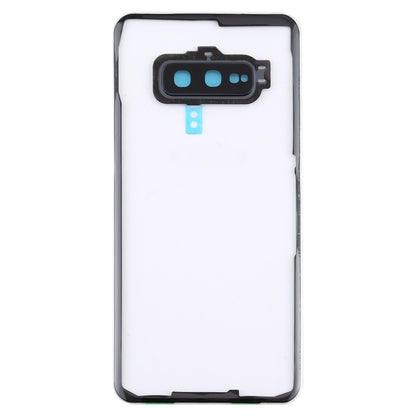 For Samsung Galaxy S10e / G970F/DS G970U G970W SM-G9700 Transparent Battery Back Cover with Camera Lens Frame, For Galaxy S10e