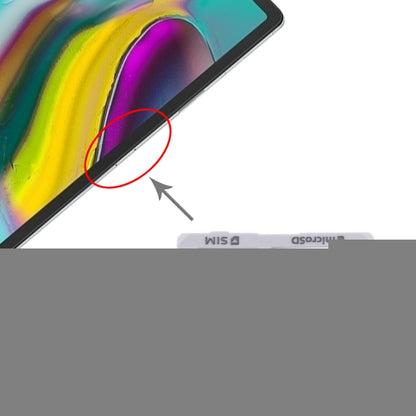 For Samsung Galaxy Tab S5e SM-T725 SIM Card Tray + Micro SD Card Tray, For Samsung Galaxy Tab S5e