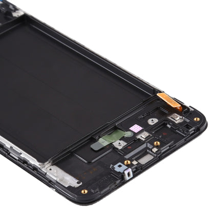 Original Super AMOLED Material LCD Screen and Digitizer Full Assembly with Frame for Galaxy A70, For Samsung Galaxy A70 (Super AMOLED)