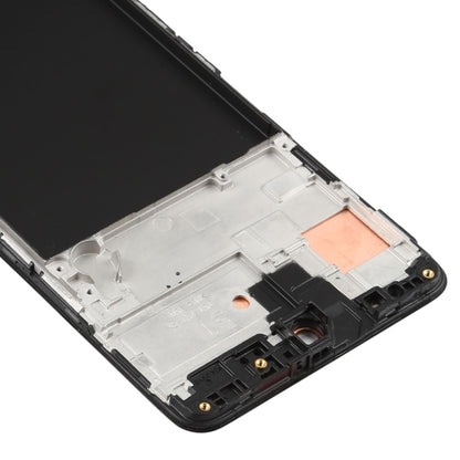 Original Super AMOLED Material LCD Screen and Digitizer Full Assembly with Frame for Galaxy A51 4G, For Samsung Galaxy A51 4G(Original with Frame)