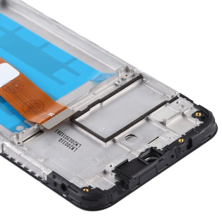 LCD Screen and Digitizer Full Assembly With Frame (Flex Cable Wide) for Samsung Galaxy A01 SM-A015M, For Samsung Galaxy A01 SM-A015M(Wide)