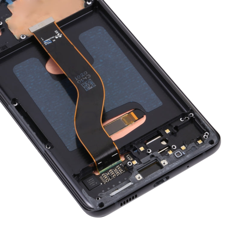 Original LCD Screen and Digitizer Full Assembly with Frame for Samsung Galaxy S20+ 5G SM-G986B/G985, For Samsung Galaxy S20+ 5G, For Samsung Galaxy S20+ 5G(Dark Blue)