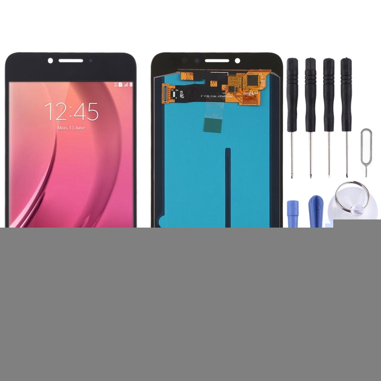 LCD Screen and Digitizer Full Assembly (OLED Material ) for Galaxy C7 Pro / C7010, For Samsung Galaxy C7 Pro (OLED)