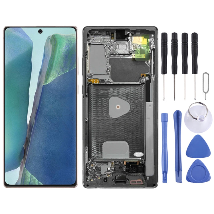 Original LCD Screen and Digitizer Full Assembly With Frame for Samsung Galaxy Note20 4G SM-N980, For Samsung Galaxy Note20 4G(Original) (Green), For Samsung Galaxy Note20 4G(Original)(Gold), For Samsung Galaxy Note20 4G(Original)(Silver)