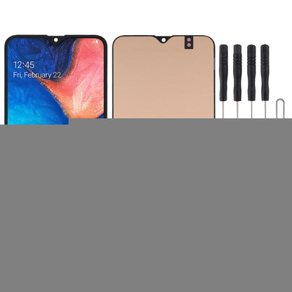 6.36 inch OLED Material LCD Screen and Digitizer Full Assembly for Samsung Galaxy A20 SM-A205, For Samsung Galaxy A20(6.36 inch OLED Material)