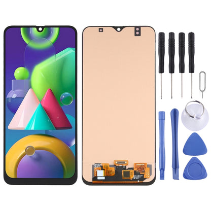 6.36 inch OLED Material LCD Screen and Digitizer Full Assembly for Samsung Galaxy M21 SM-M215, For Samsung Galaxy M21(6.36 inch OLED)