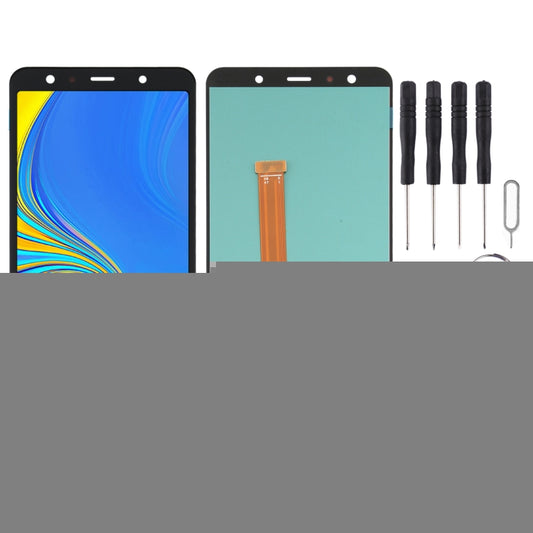 OLED Material LCD Screen and Digitizer Full Assembly for Samsung Galaxy A7 (2018) SM-A750, For Samsung Galaxy A7 (2018) (OLED Material)