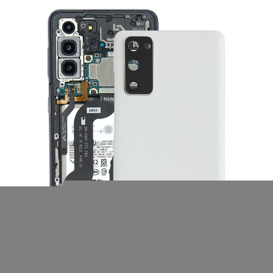 For Samsung Galaxy S20 FE Battery Back Cover with Camera Lens Frame, For Samsung Galaxy S20 FE(with Camera Cover)