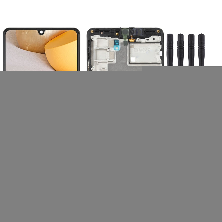 Original LCD Screen and Digitizer Full Assembly with Frame for Samsung Galaxy A42 5G SM-A426, For Samsung Galaxy A42 5G (Original)