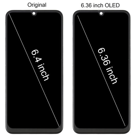 6.36 inch OLED Material LCD Screen and Digitizer Full Assembly with Frame for Samsung Galaxy M31 / Galaxy M31 Prime SM-M315, For Samsung Galaxy M31 (6.36 inch OLED)