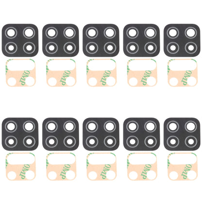 For Samsung Galaxy A12 SM-A125 10pcs Back Camera Lens, For Samsung Galaxy A12
