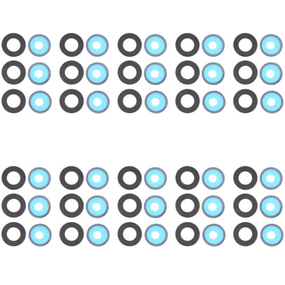 For Samsung Galaxy A52 5G SM-A526 10pcs Back Camera Lens, For Samsung Galaxy A52 5G