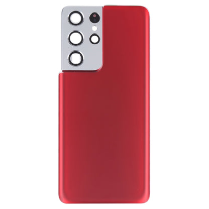 For Samsung Galaxy S21 Ultra 5G Battery Back Cover with Camera Lens Frame, For Samsung Galaxy S21 Ultra 5G(with Camera Cover)