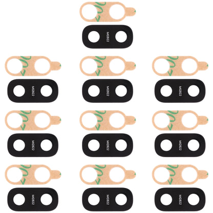 For Galaxy A20 / A10 / A30 / A40 10pcs Back Camera Lens, For Galaxy A20