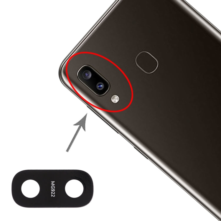 For Galaxy A20 / A10 / A30 / A40 10pcs Back Camera Lens, For Galaxy A20