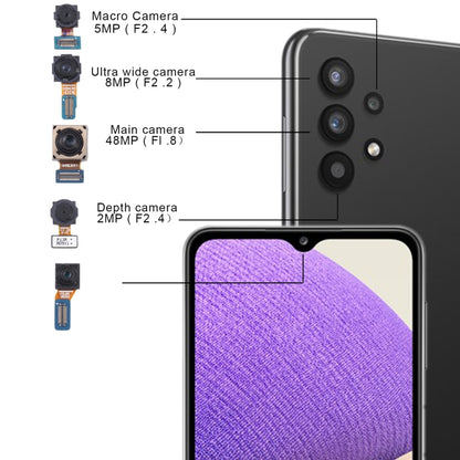 For Samsung Galaxy A32 5G SM-A326B Original Camera Set (Depth + Macro + Wide + Main Camera + Front Camera), For Samsung Galaxy A32 5G (Original)