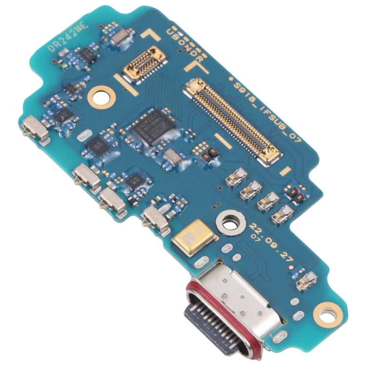 For Samsung Galaxy S23 Ultra 5G SM-S918U US Edition Original Charging Port Board, For Samsung Galaxy S23 Ultra 5G