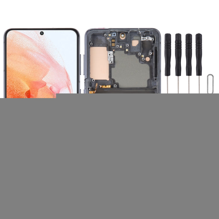 6.2 inch OLED Material LCD Screen for Samsung Galaxy S21 5G SM-G991B Digitizer Full Assembly With Frame, For Samsung Galaxy S21 5G