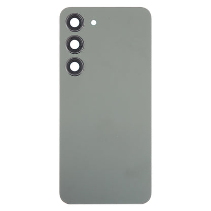 For Samsung Galaxy S23 SM-S911B OEM Glass Battery Back Cover with Camera Lens Frame, For Samsung Galaxy S23 (with Camera Cover)