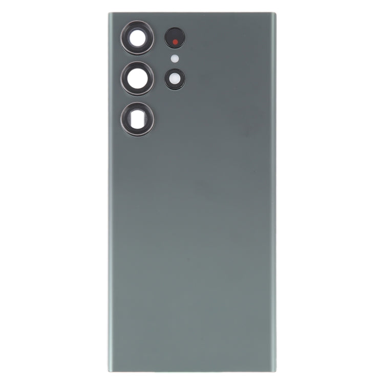 For Samsung Galaxy S23 Ultra SM-S918 Glass Battery Back Cover with Camera Lens Frame, For Samsung Galaxy S23 Ultra(with Camera Cover)