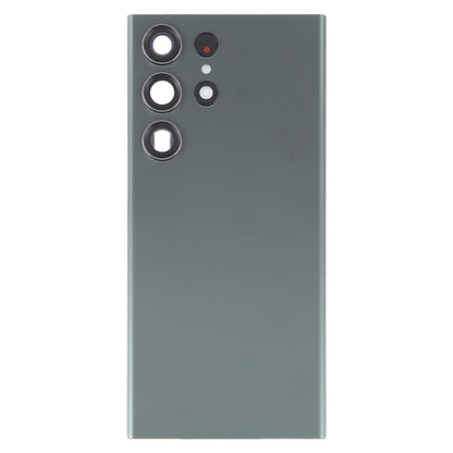 For Samsung Galaxy S23 Ultra SM-S918 Glass Battery Back Cover with Camera Lens Frame, For Samsung Galaxy S23 Ultra(with Camera Cover)